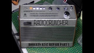 Roberts R747 repair part 1: Tuning capacitor