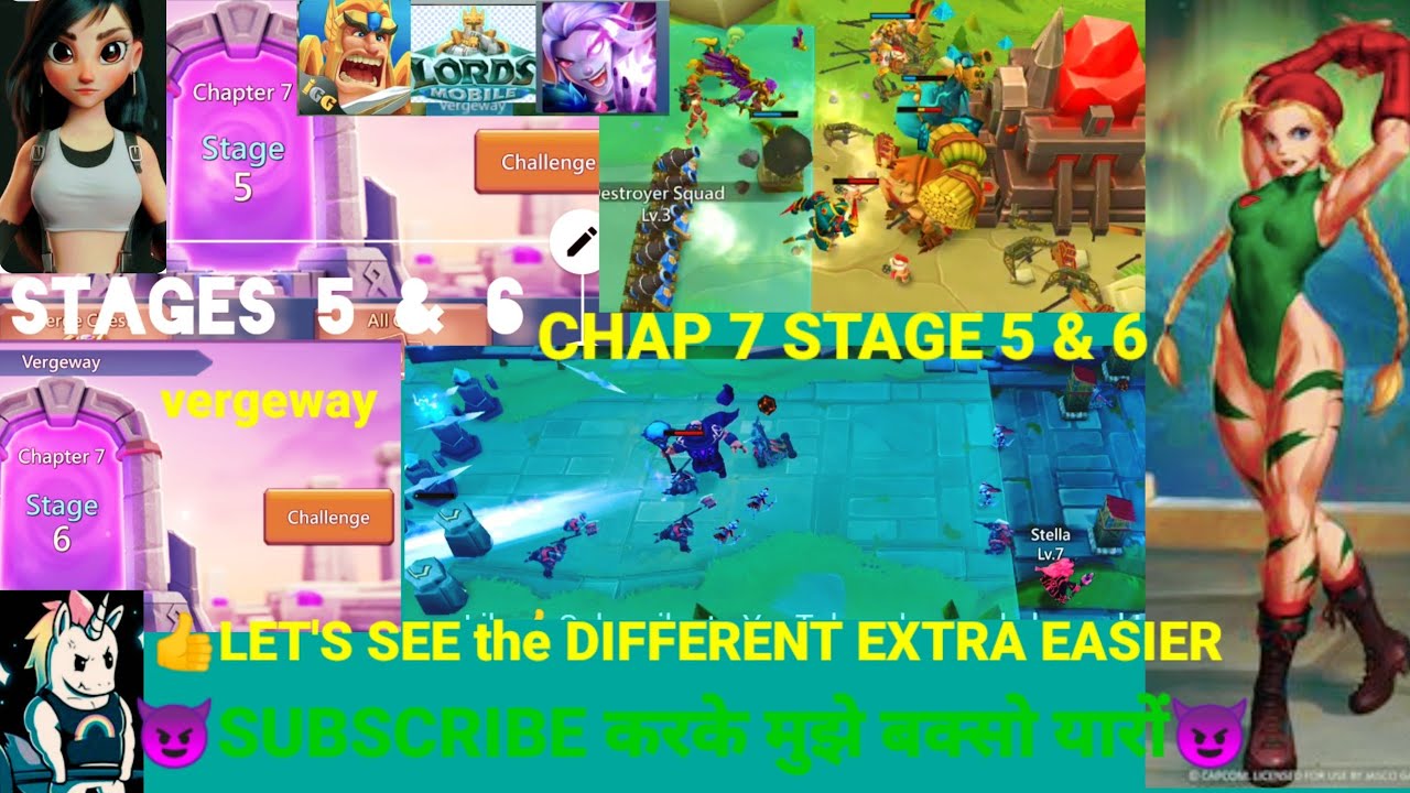 vergeway chapter 7 stage 5 - 6 Lords Mobile 🦕need different