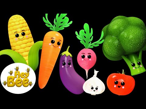 First Vegetables Dance Party Sensory Video For Kids-Hey Bee Sensory