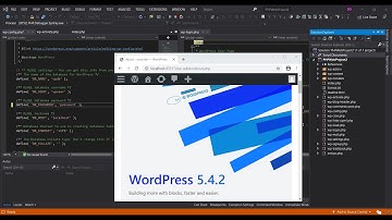 WordPress in Visual Studio | PHP & MySql Getting Started