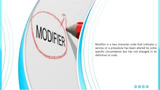 Modifier