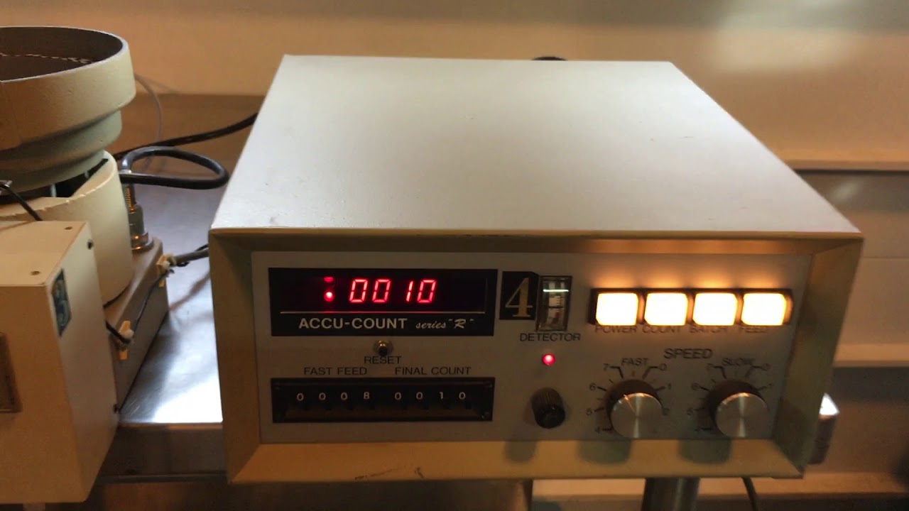 Automated Packaging Systems Accu-Count 107 Counting out 8 parts