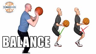 How To Shoot A Basketball:  Balance