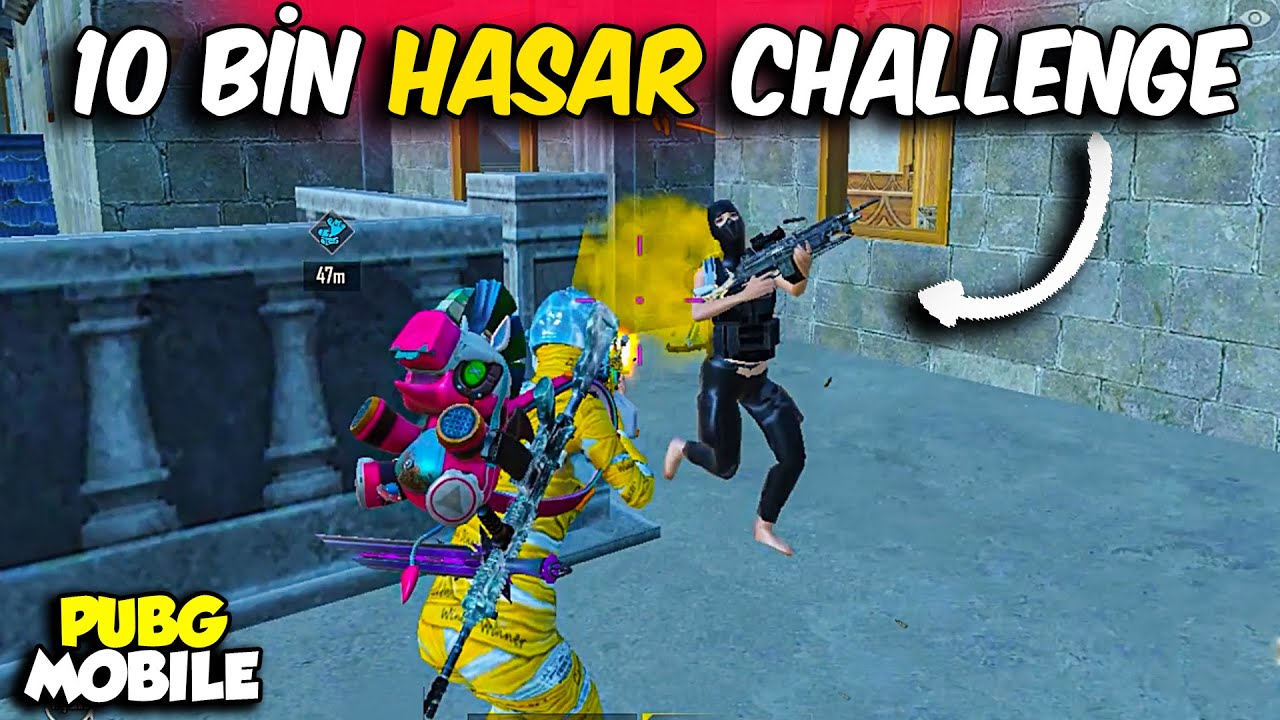 10 BİN HASAR ALANA KADAR VİDEO DEVAM EDER ! | PUBG MOBİLE