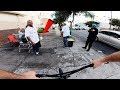 RIDING BMX IN LA COMPTON GANG ZONES 12 (CRIPS & BLOODS)