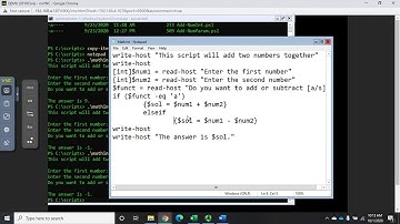 Using IF logic in PowerShell scripts