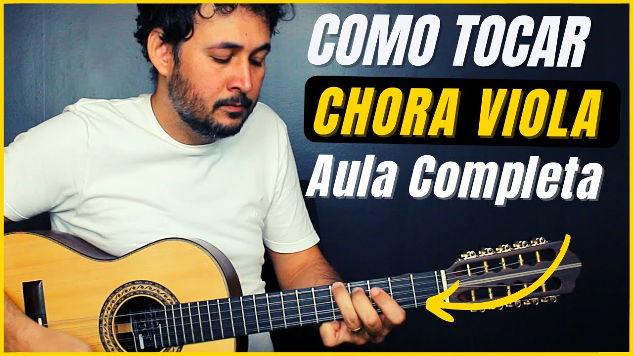 CHORA VIOLA - Tião Carreiro e Pardinho | Iniciante | Como tocar na viola | Passo a Passo | Tutorial