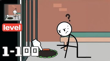 Draw Puzzle 2: Draw - Gameplay Walkthrough Levels 1-100 - Funny Stickman Brain Puzzle Game