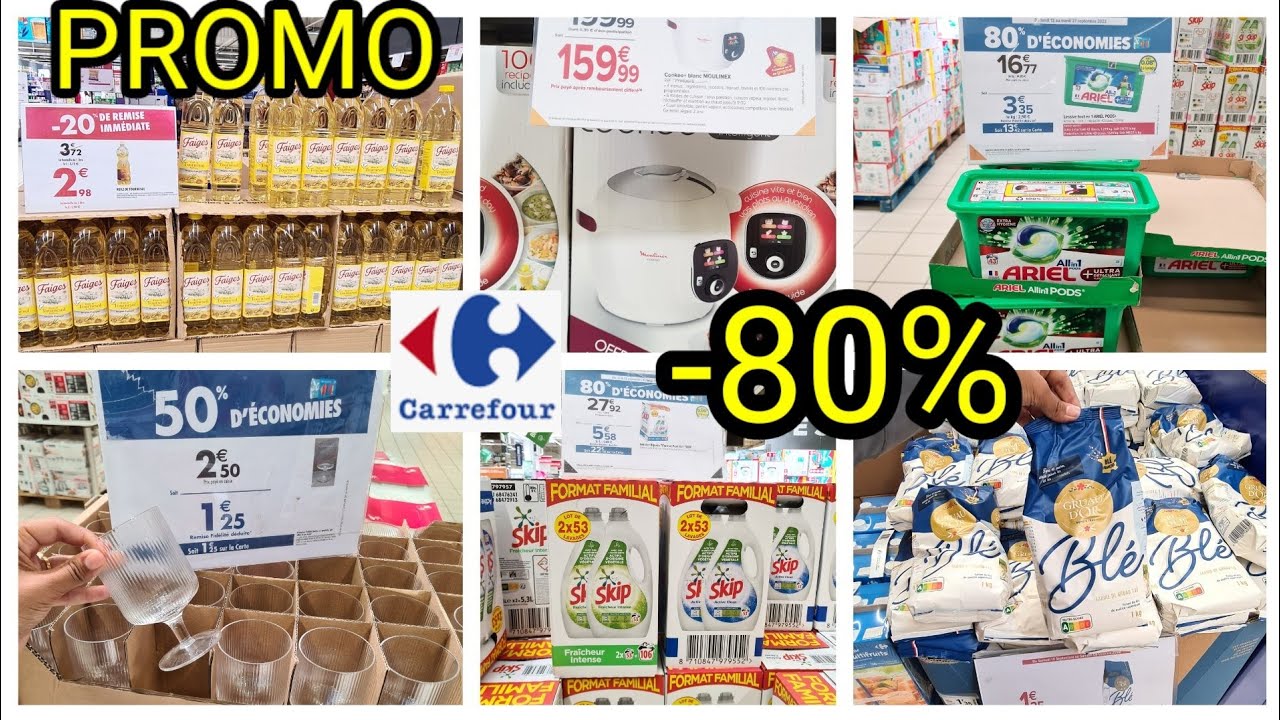 CARREFOUR😱MEGA PROMO -80% 12.09.22 #promotion #promo #bonplan #courses #huile #carrefour #discounts