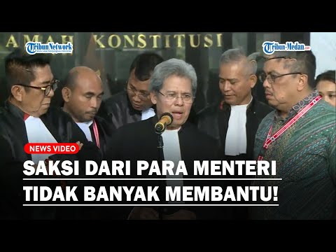 TIM HUKUM GANJAR Akui Keterangan Saksi dari Para Menteri Tidak Banyak Membantu!