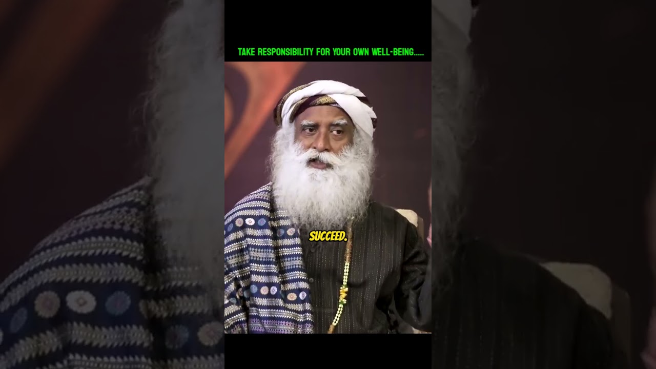 Take Responsibility for Your Own Well-Being....  