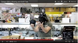 Canon 1DX Unboxing and Sniff Test