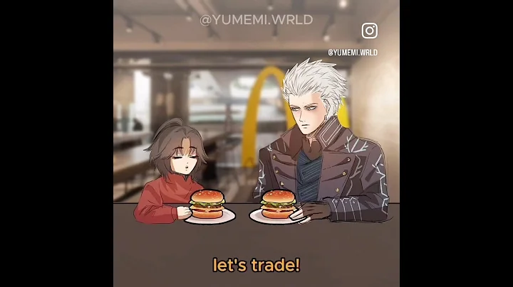 Vergil takes Dante’s daughter to McDonald’s #shorts #dmc #devilmaycry #dante #vergil