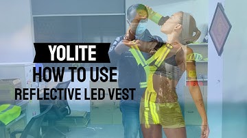 How To Use The Reflective LED Running Vest