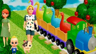 5 Giant Duck, Come Train, Cartoon, Cat, Dog, Cow, Goat, WildBoar Paint Animal Crossing Fountain Game