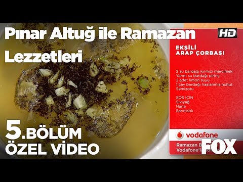 Ekşili Arap Çorbası...