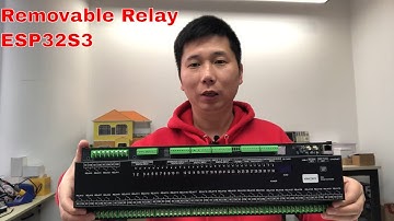 ESP32S3 32CH Removable OMRON Relay Board For Home Automation - F32