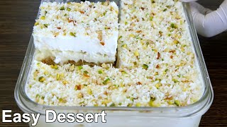 Easy Dessert with 2 cup Milk | Dessert recipe