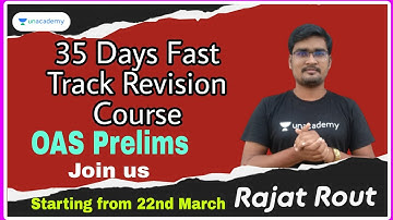 Join 35 Days Revision Batch for OAS Prelims 2021 II OAS Exam II By Banking with Rajat