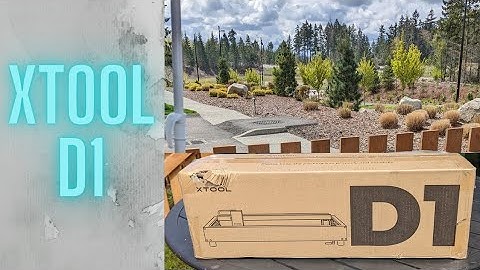 Xtool D1 - unboxing and setting up!