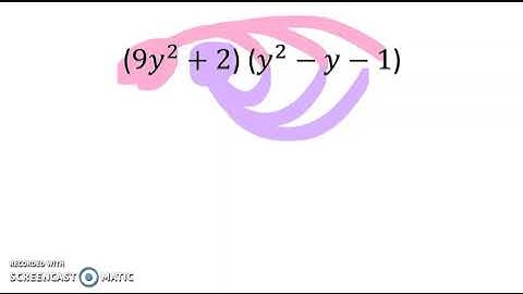 Multiply Polynomials Video 5
