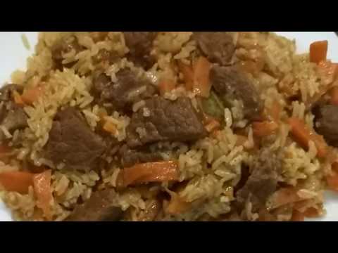 Video: Pilaf With Beef - A Step By Step Recipe With A Photo