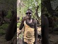 Hadzabe Tribe bushmen Chabba took sunglasses from visitors 🥰