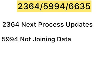 #5994 Next 2nd list Process #2364 2nd List Process#5994 Not joining data#Backlog #2364 Update #6635