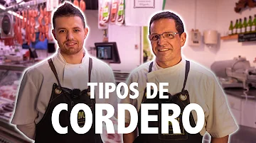 ¿Cuáles son los tres tipos de carne de cordero?