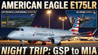 American Eagle E175 | Greenville (GSP) to Miami (MIA) | Runway 12 Landing!