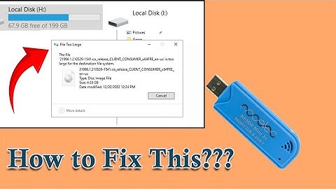 The File Is Too Large For The Destination File System USB Error- Easy Fix Ever| Rescue Digital Media