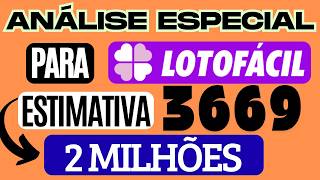 ANÁLISE E TENDÊNCIAS LOTOFÁCIL 3669 | DEZENAS QUENTES E ESTRATÉGIA 📊