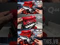 Building an Insanely Detailed 1/4 Scale V12 Engine #shorts