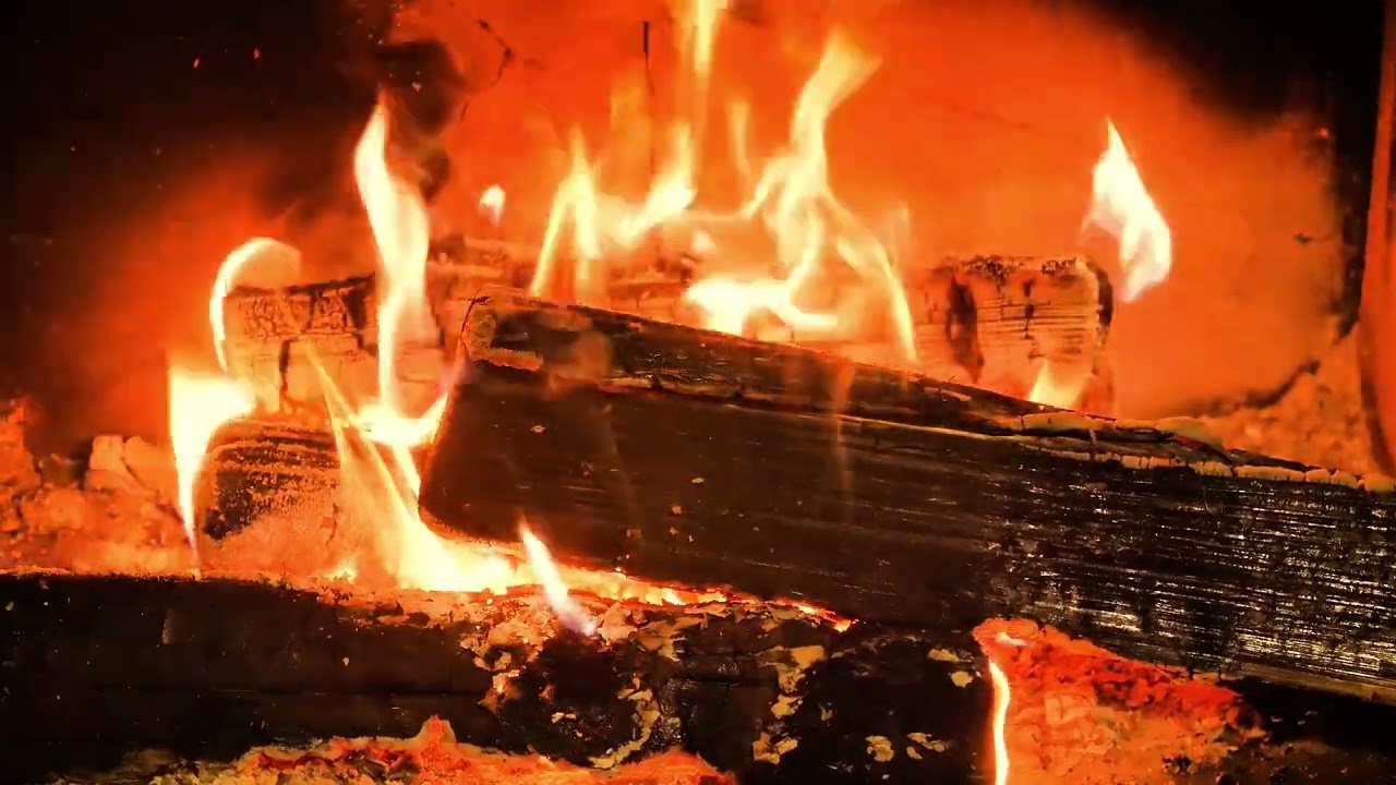 🔥 1 Hours Cozy Fireplace Crackling Sounds | Deep Sleep Ambience (No Music)