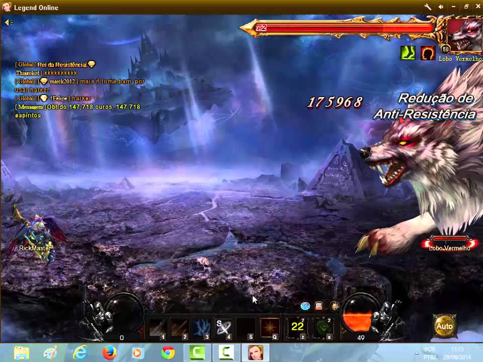Legend Online combo arqueiro RickMaster S3