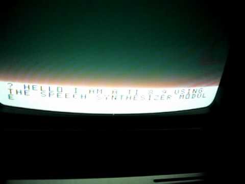 Texas Instruments Speech Synthesizer Module - YouTube