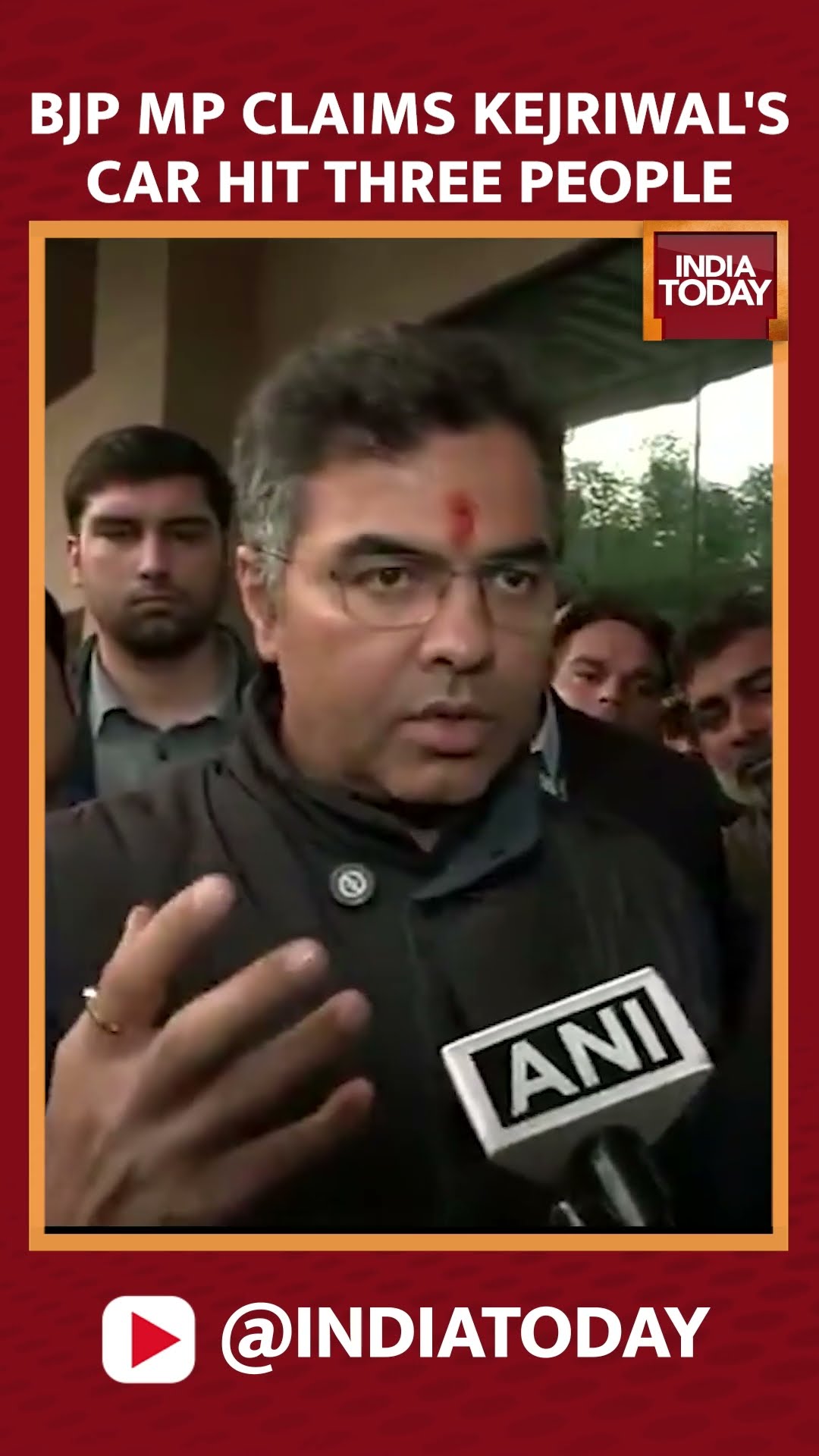 BJP MP Parvesh Verma Claims Arvind Kejriwal's Car Hit Three People