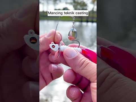 Mancing ikan gabus pakai teknik casting. #shorts #mancing #fishing