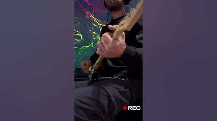 MAG. recording electric guitars for the new projec...