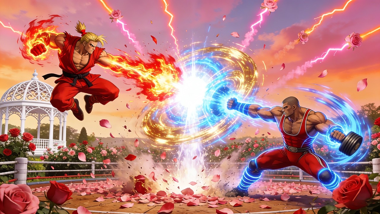 街霸2华山论剑杯第九届决赛决赛1：顶级拉扯！警察刚近身就被大兵看穿#街霸#格斗游戏 #单机游戏 #游戏 #街机