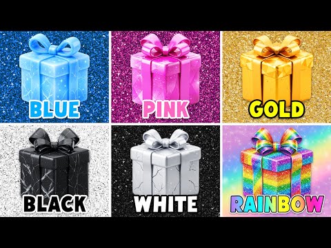 Choose One Button: ๐ Blue ๐ธ Pink ๐ Gold ๐ค White ๐ค Black or ๐ Rainbow Edition!
