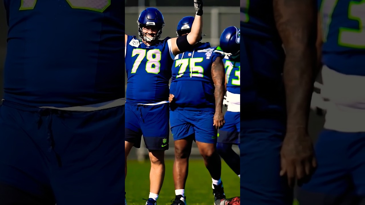 Mason Richman describes facing the #seahawks D-Line😱 #nfl #trainingcamp
