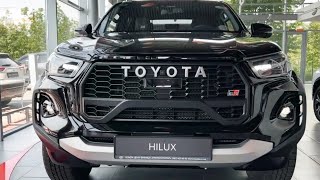 New 2024 Toyota Hilux GR Sport Black | Outside and Inside
