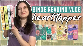 BINGE READING HEARTSTOPPER 💕 Binge Reading Vlog - Graphic Novels Reading Vlog