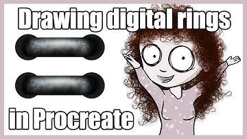 How I Draw Digital Planner Rings in Procreate