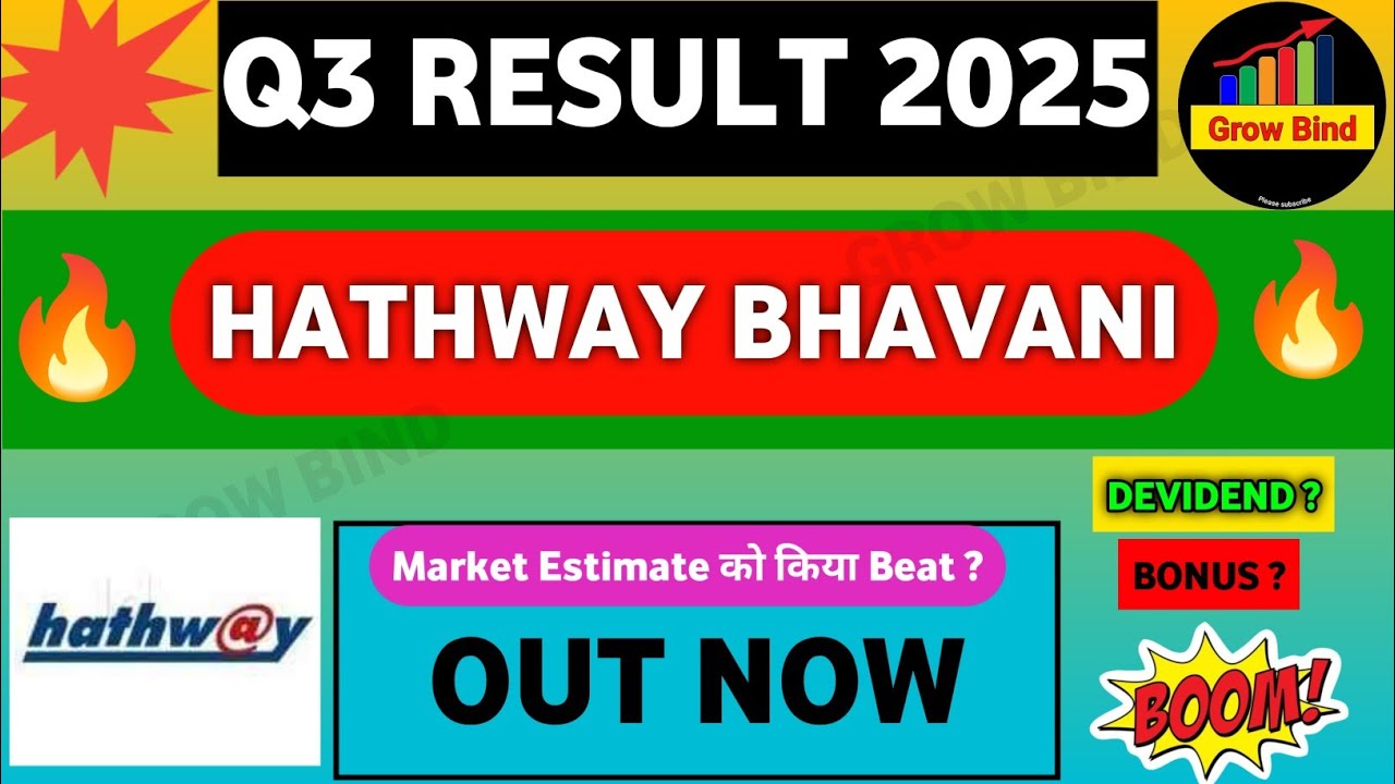 Hathway bhawani q3 result |  Hathway bhawani share latest news | Hathway bhawani results |