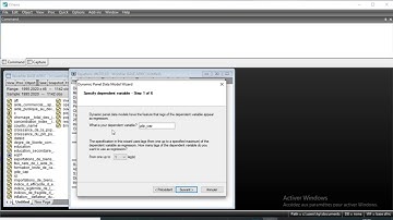 How to run Dynamic panel by Generalized Method of Moment GMM in Eviews
