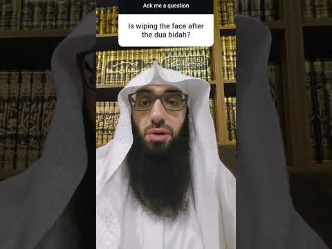 Is Wiping The Face After Dua A Bidah Ustadh AbdulAziz Al Haqqan 