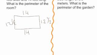 Perimeter Word Problems