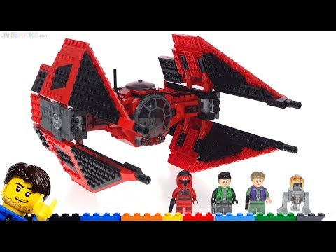 Kaz and the TIE fighter - LEGO® Star Wars™ Battle Story. 